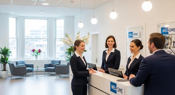 L'accueil des visiteurs en entreprise avec hôtesses et hôtes d'accueil : une expérience sur mesure